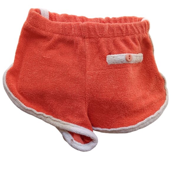 sz 4 Girls Vintage 1970's Garanimals Pink Terrycloth Orange Tennis Shorts USA - Picture 1 of 5